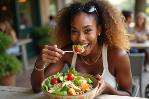 Alimentation de serena williams : découvrez ce que mange la championne au quotidien