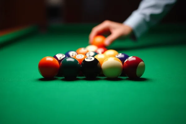 Placement de boule de billard : astuces pour maîtriser le triangle de départ